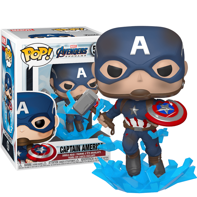 Funko POP Figures - Captain America with hammer - Endgame