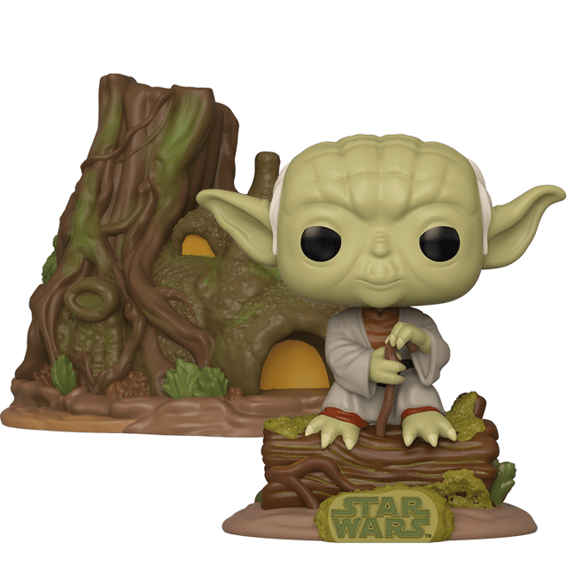 dagobah yoda with hut pop