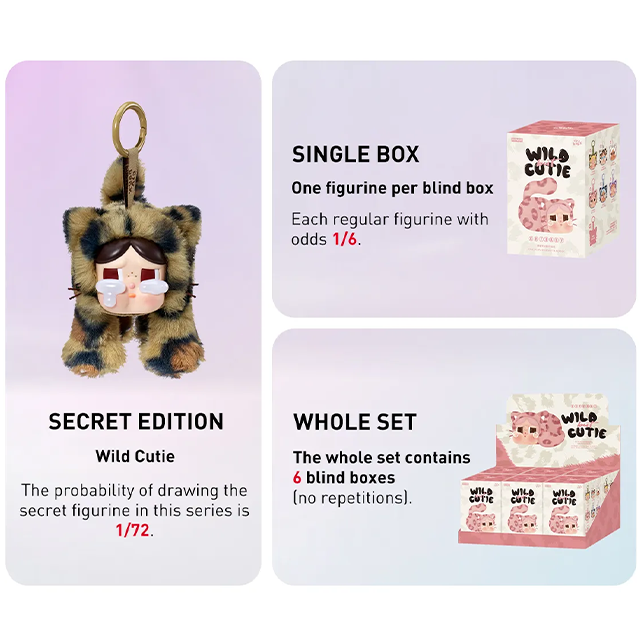 CRYBABY - Wild but Cutie Blindbox  CRYBABY - Wild but Cutie Blindbox