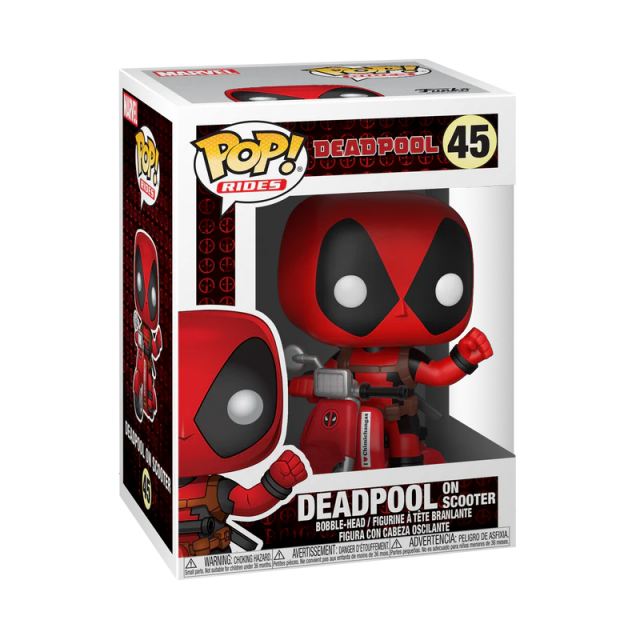 Funko POP 45 Deadpool on Scooter