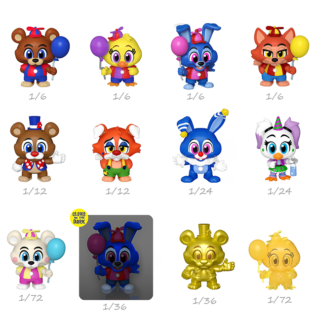 Bitty POP: FNAF- Nightmare Bonnie 4PK 