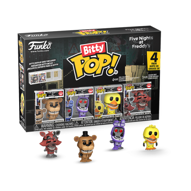 Bitty POP FNAF Withered Freddy 4PK Bitty POP