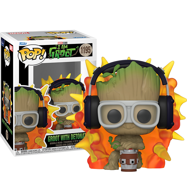 I AM GROOT - POP N° 1195 - Groot with Detonator 