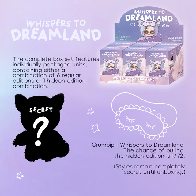 Sleepless Grumpipi Grumpipi Whispers to Dreamland Blindbox