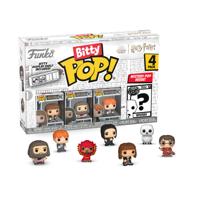 Bitty POP Figures - Harry Potter Hermione 4PK Bitty POP