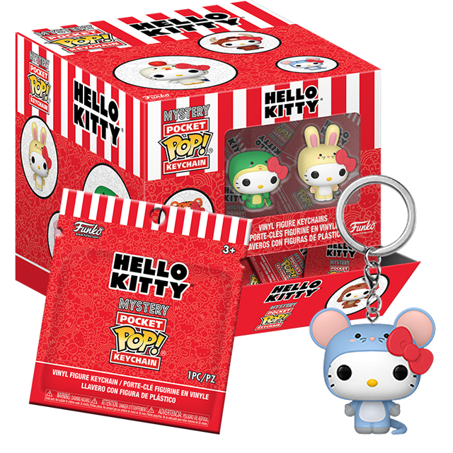 Pocket POP Hello Kitty Animals - přívěsek na klíče