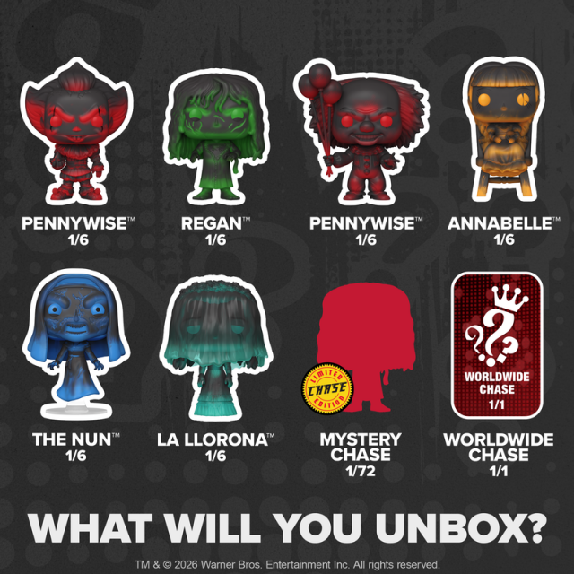 POP Mystery Box Horror POP Mystery Warner Bros