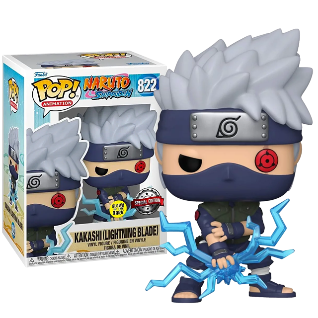 Funko POP 822 Kakashi (Lightning Blade) GLOW