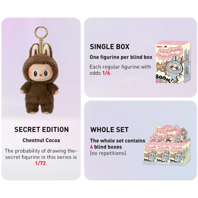 POP MART Labubu THE MONSTERS - Exciting Macaron Blindbox