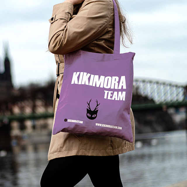 Kikimora Team Levandulová bavlněná látková taška Čičimora