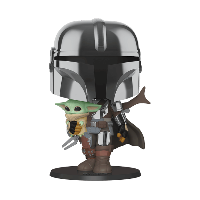 Funko POP 380 Mandalorian with Baby Yoda 25cm