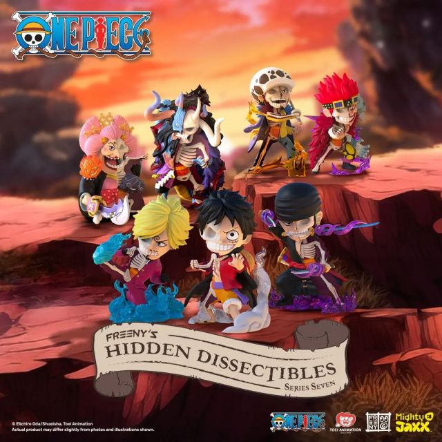 Mighty Jaxx One Piece Hidden Dissectibles Série 7 Blindbox