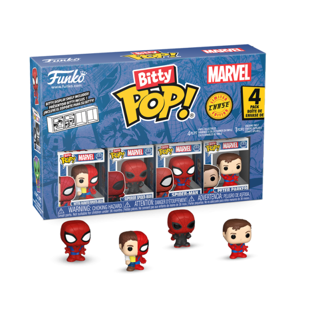Bitty POP Peter-Parker Split 4PK Bitty POP