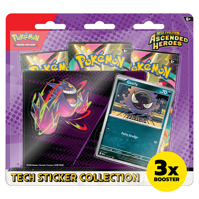 Pokémon Pokémon: Ascended Heroes Tech Sticker Collection - Gastly