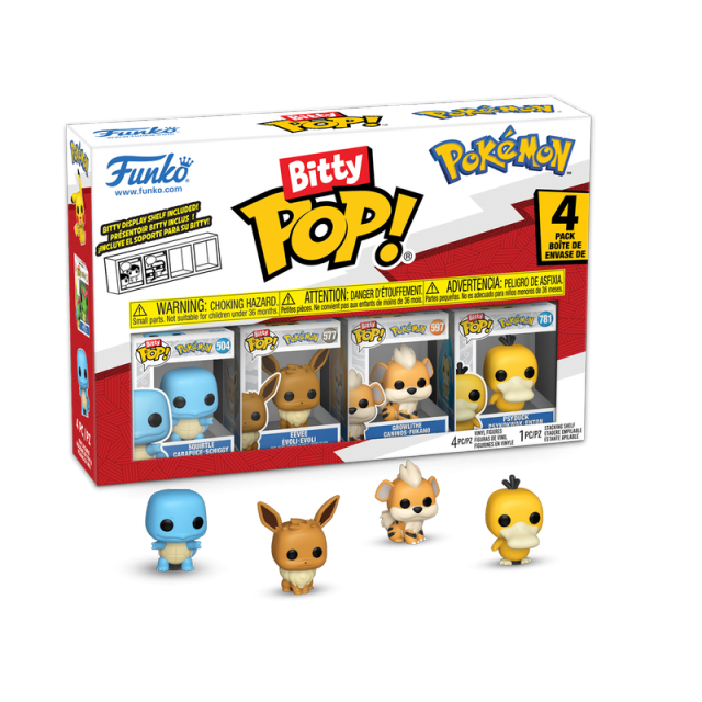 Bitty POP Pokémon Squirtle 4PK Bitty POP