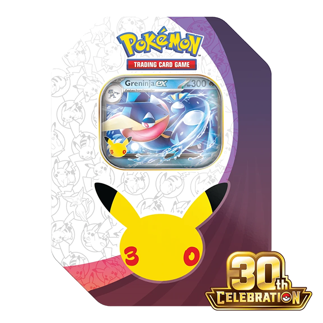 Pokémon Pokémon TCG: 30th Celebration ex Tin - Greninja