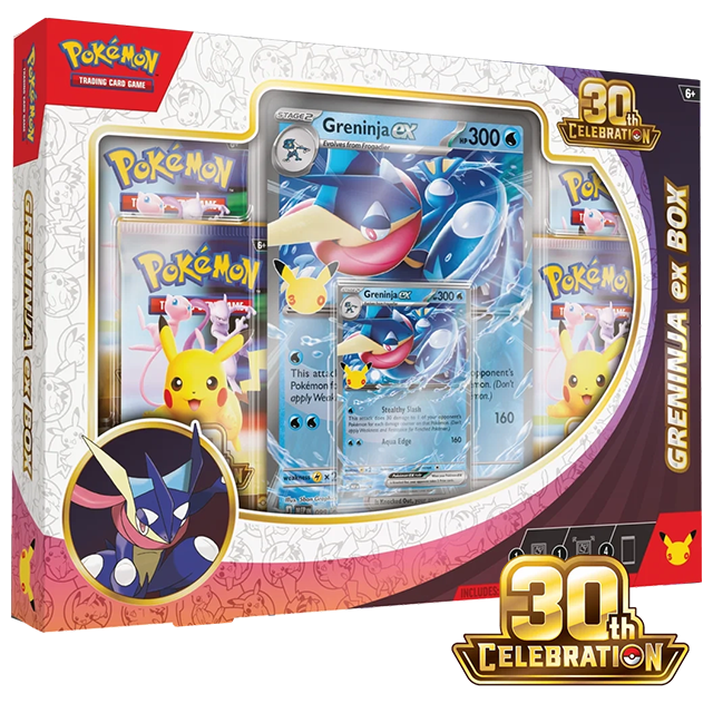 Pokémon Pokémon TCG: 30th Celebration Greninja ex Box