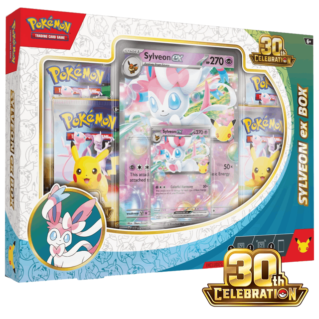 Pokémon Pokémon TCG: 30th Celebration Sylveon ex Box