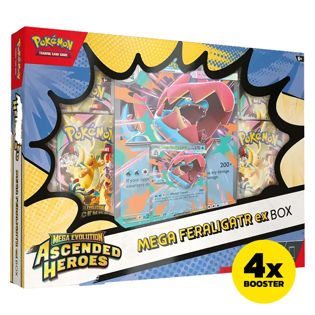 Pokémon Pokémon TCG: Mega Feraligatr ex Box