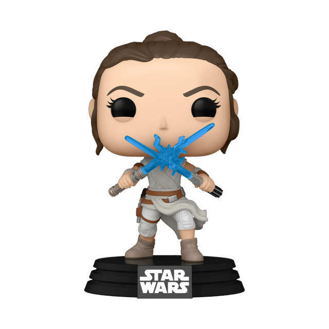 Funko POP 434 Rey with Two Lightsabers
