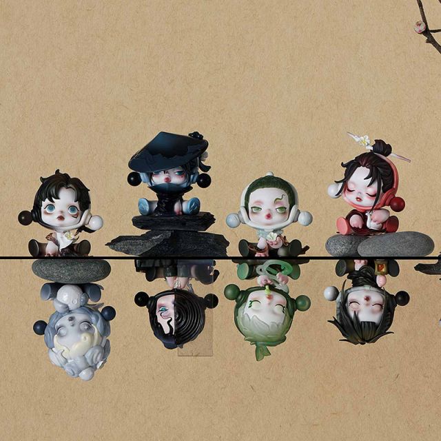 POP MART SKULLPANDA - The Ink Plum Blossom Blindbox