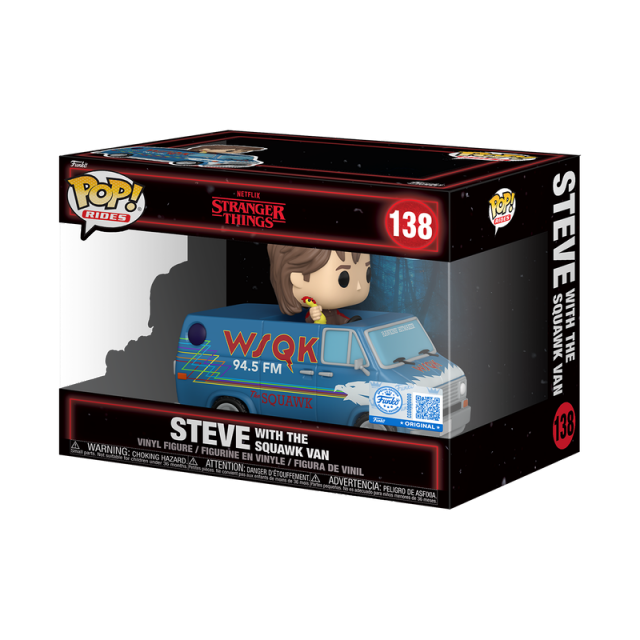 Funko POP 138 Steve with Squawk van Pop! Rides
