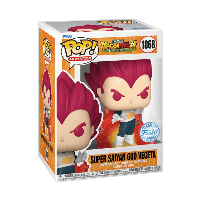 Funko POP 1868 Super Saiyan God Vegeta