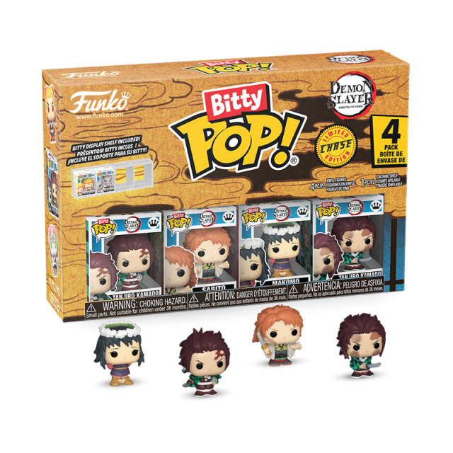 Bitty POP Tanjiro Demon Slayer 4PK Bitty POP