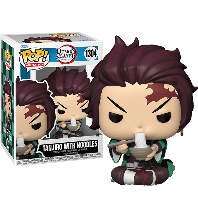 Funko POP 1304 Tanjiro with Noodles - Demon Slayer