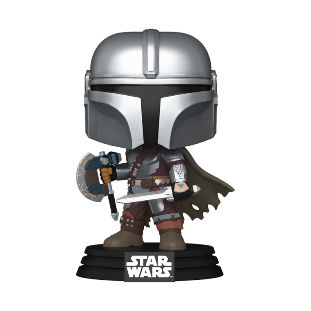 Funko POP 844 The Mandalorian (Dual Wield) - Mandalorian & Grogu