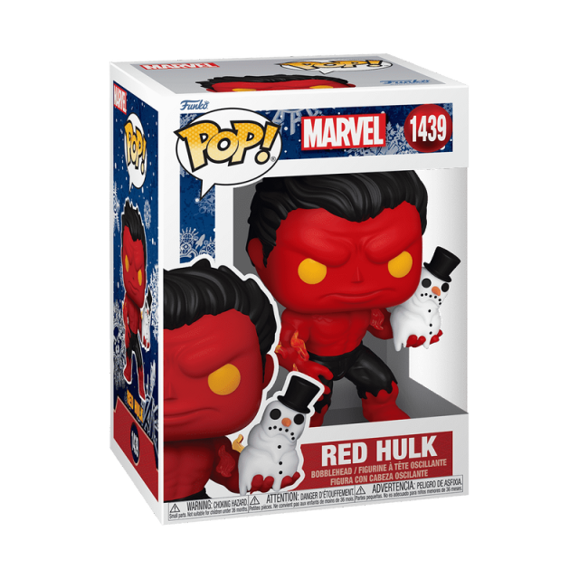 Funko POP 1439 Vánoční Red Hulk