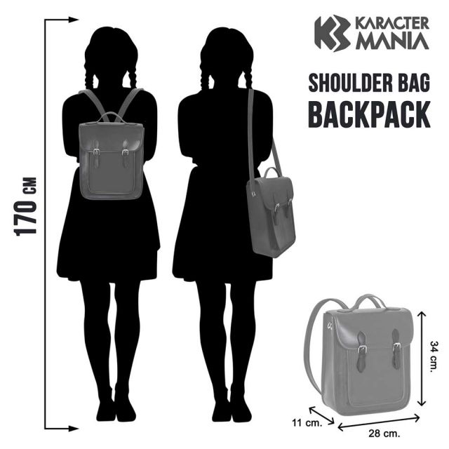 Karactermania Wednesday Shoulder Bag Backpack