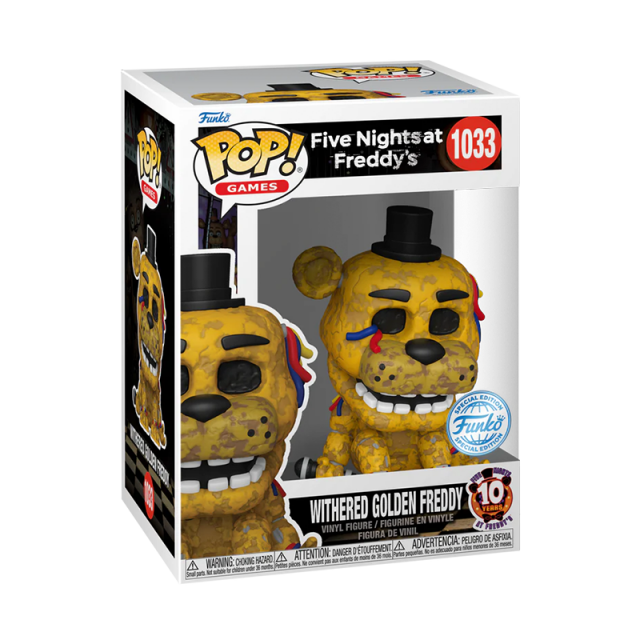 Funko POP 1033 Withered Golden Freddy