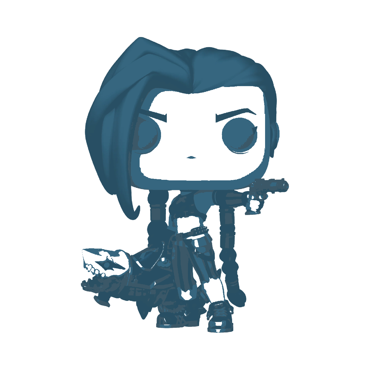 thumbnail image 2 of Funko Pop! Arcane: League Of Legends – Jinx #1602 – PRE-ORDER Ships July 2 of 2