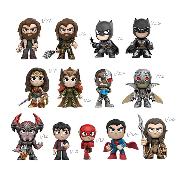 justice league mystery minis