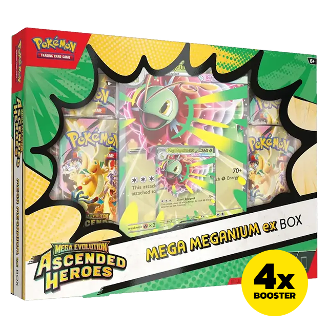 Pokémon Cards and accessories - Pokémon TCG: Mega Meganium ex Box