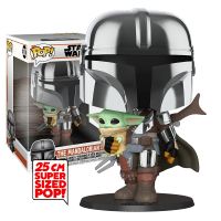 Mandalorian with Baby Yoda 25cm