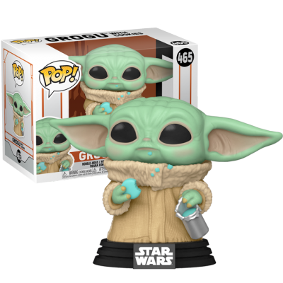 Funko POP Baby Yoda se sušenkou