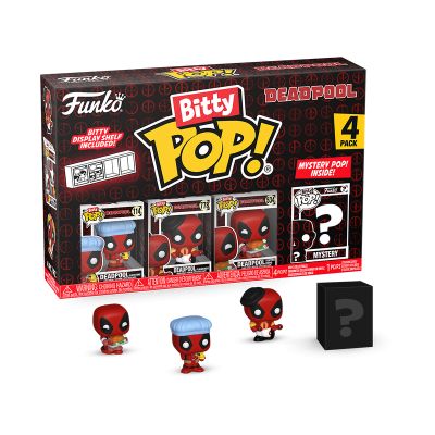 Deadpool Bathtime 4PK Bitty POP