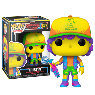 Funko POP Dustin Black Light
