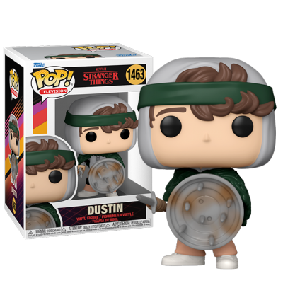 Funko POP 1463 Dustin se štítem