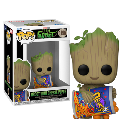 Funko POP Groot s křupkama