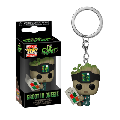 Pocket POP Groot in Onesie - keychain