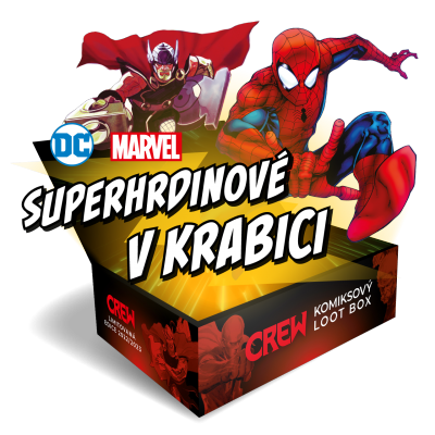 Crew Komiksový Box: DC/Marvel superhrdinové v krabici