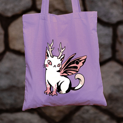 Kikimora Team Lavender Čičimora Cotton Tote Bag