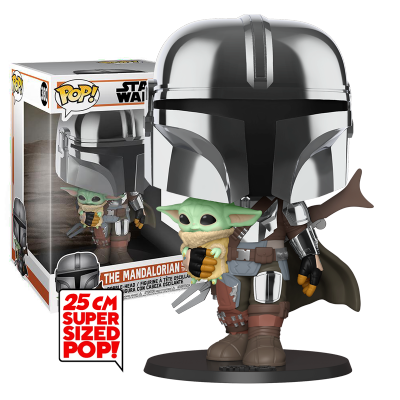 Funko POP 380 Mandalorian with Baby Yoda 25cm