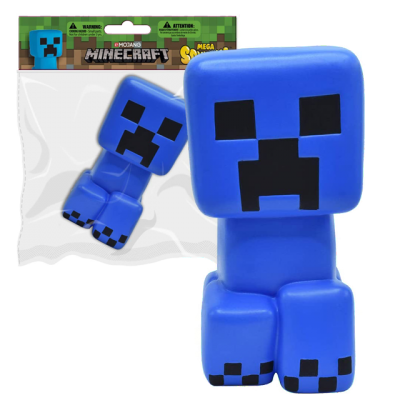  Minecraft Creeper Blue Mega Squishme 16cm
