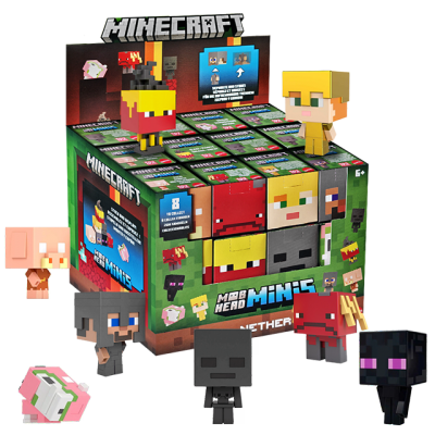 Mattel Minecraft Heads Nether - Blindbox