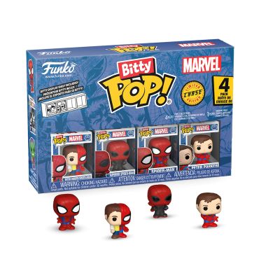 Peter-Parker Split 4PK Bitty POP