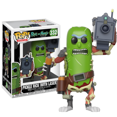 Funko POP 332 Pickle Rick w/ Laser